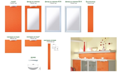 Угловые кухни, модель «Палермо/Вена»